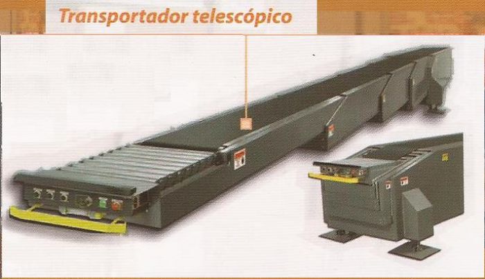 Transportador telescópico.